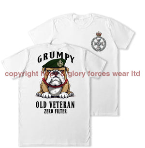 Grumpy Old Royal Green Jackets Veteran Double Print T-Shirt