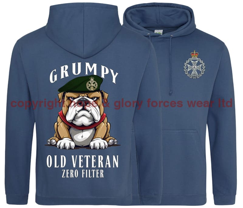 Grumpy Old Royal Green Jackets Veteran Double Side Printed Hoodie