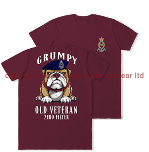 Grumpy Old Royal Horse Artillery Veteran Double Print T-Shirt