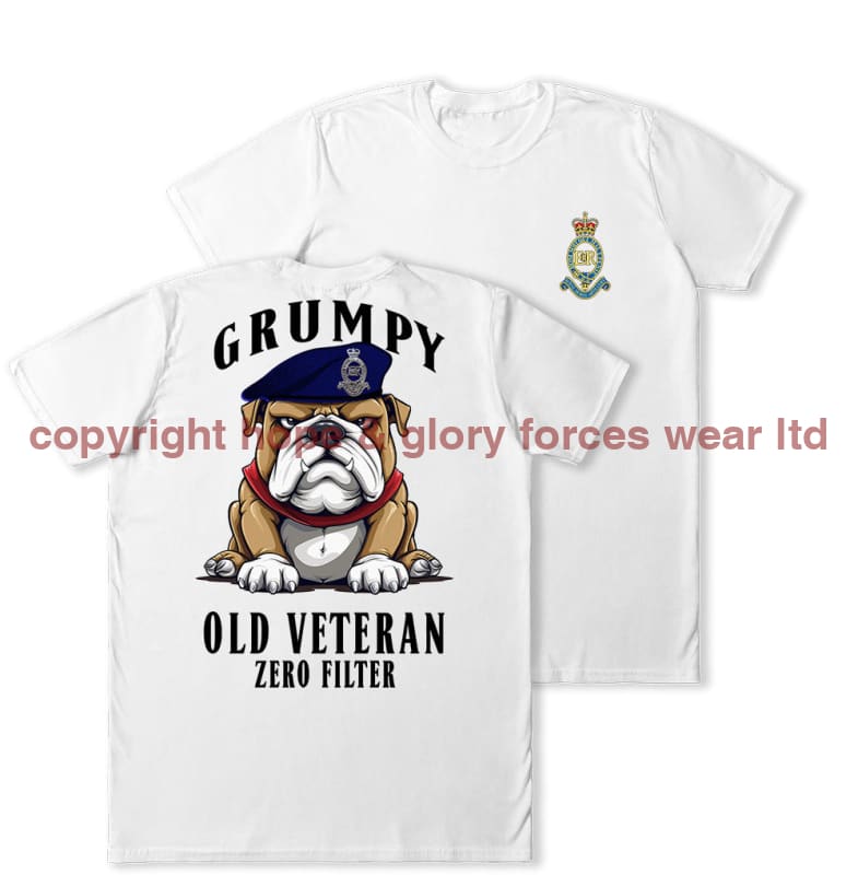 Grumpy Old Royal Horse Artillery Veteran Double Print T-Shirt