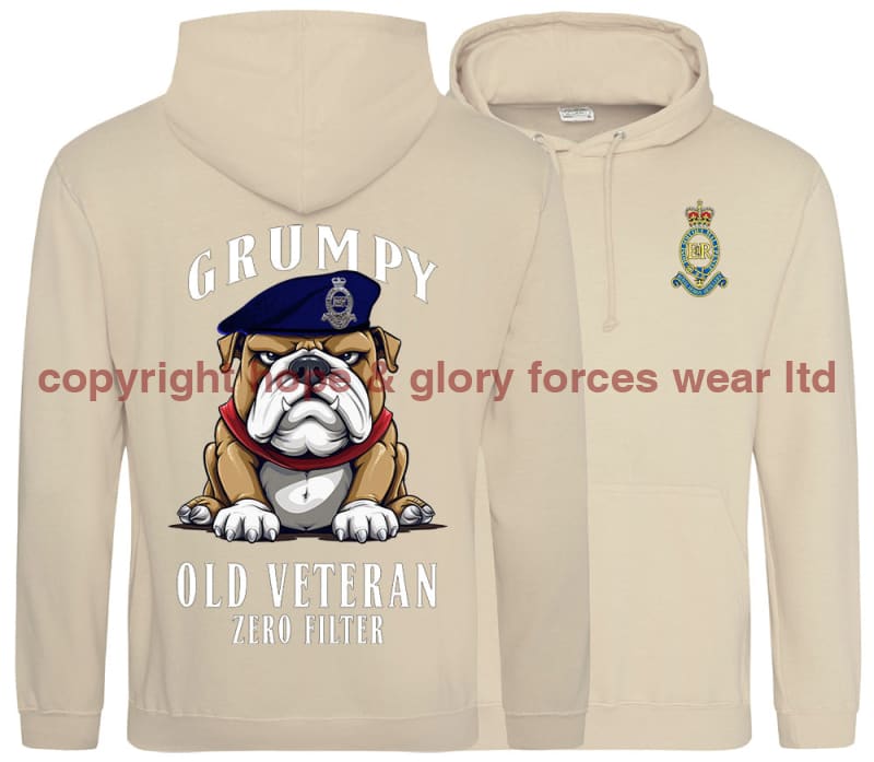 Grumpy Old Royal Horse Artillery Veteran Double Side Printed Hoodie