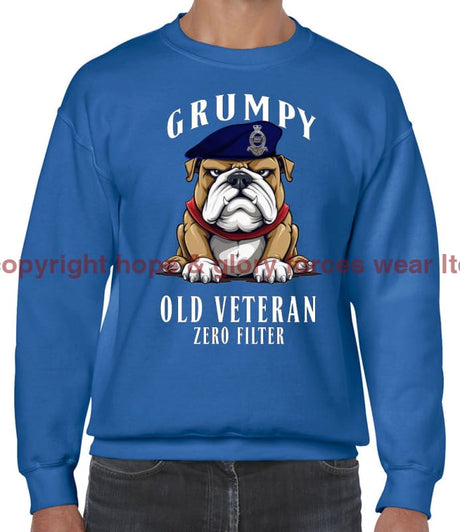 Grumpy Old Royal Horse Artillery Veteran Front Printed Sweater