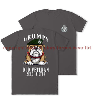 Grumpy Old Royal Irish Regiment Veteran Double Print T-Shirt