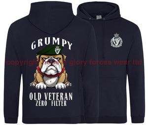 Grumpy Old Royal Irish Regiment Veteran Double Side Printed Hoodie