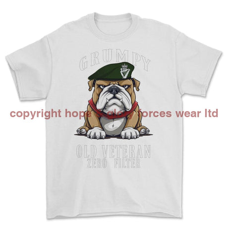 Grumpy Old Royal Irish Regiment Veteran Printed T-Shirt