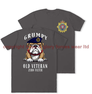 Grumpy Old Royal Logistic Corps Veteran Double Print T-Shirt