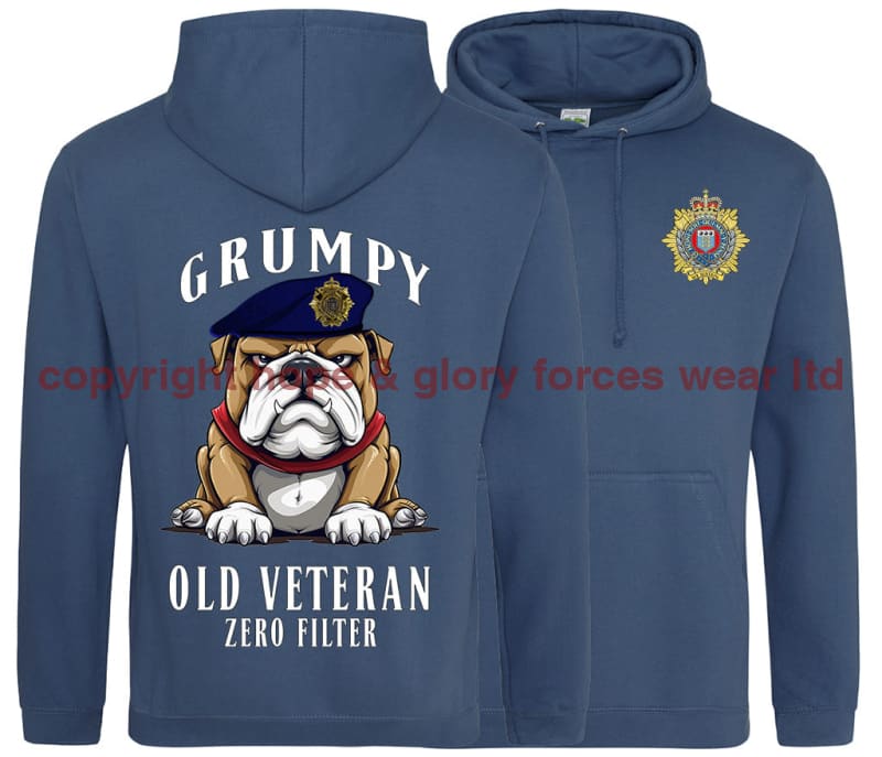 Grumpy Old Royal Logistic Corps Veteran Double Side Printed Hoodie