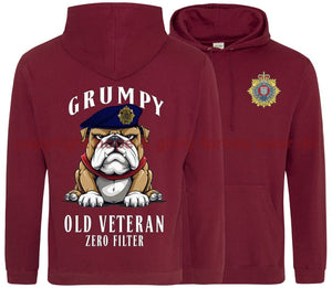 Grumpy Old Royal Logistic Corps Veteran Double Side Printed Hoodie