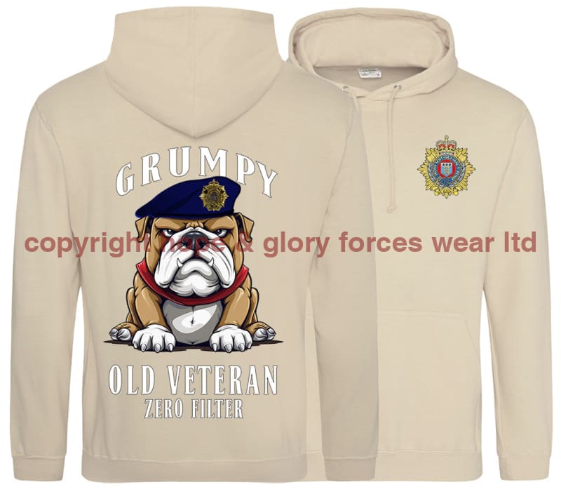 Grumpy Old Royal Logistic Corps Veteran Double Side Printed Hoodie