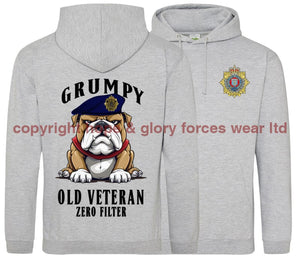 Grumpy Old Royal Logistic Corps Veteran Double Side Printed Hoodie