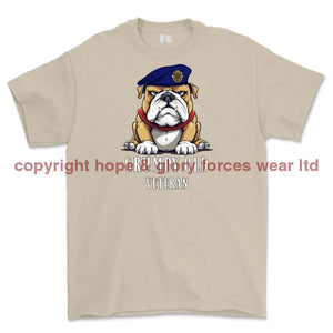 Grumpy Old Royal Logistic Corps Veteran Printed T-Shirt