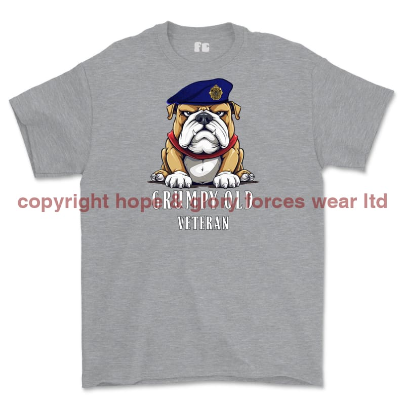 Grumpy Old Royal Logistic Corps Veteran Printed T-Shirt