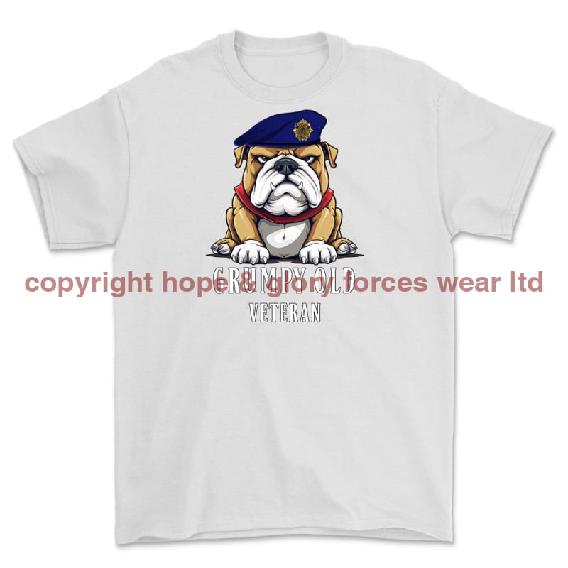 Grumpy Old Royal Logistic Corps Veteran Printed T-Shirt