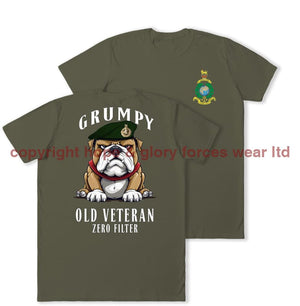 Grumpy Old Royal Marines Veteran Double Print T-Shirt