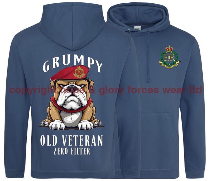 Grumpy Old Royal Military Police Veteran Double Side Printed Hoodie