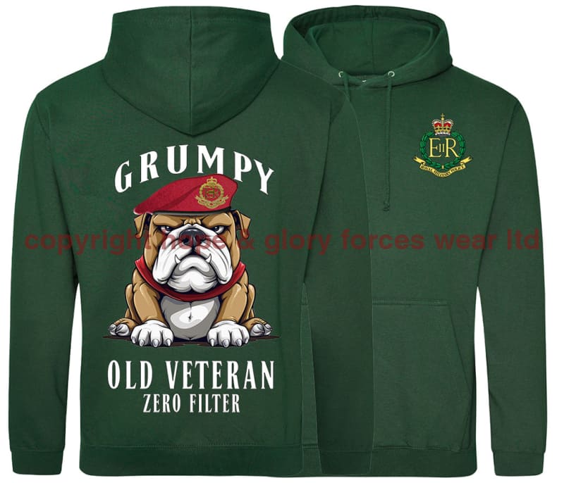 Grumpy Old Royal Military Police Veteran Double Side Printed Hoodie