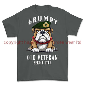 Grumpy Old Royal Navy Officer Printed T-Shirt Small 34/36’ / Charcoal