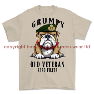 Grumpy Old Royal Navy Officer Printed T-Shirt Small 34/36’ / Sand