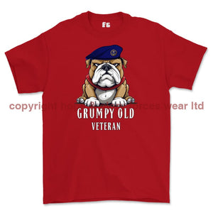 Grumpy Old Royal Navy Veteran Printed T-Shirt Small 34/36’’ / Red