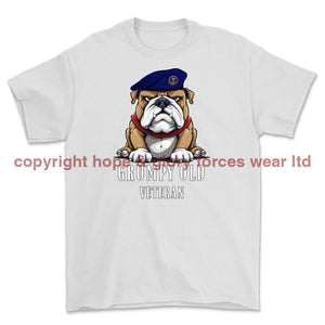 Grumpy Old Royal Navy Veteran Printed T-Shirt Small 34/36’’ / White