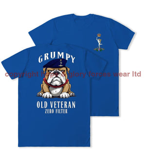 Grumpy Old Royal Signals Veteran Double Print T-Shirt