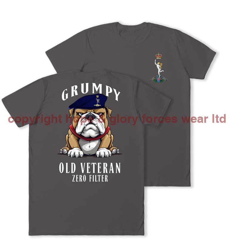 Grumpy Old Royal Signals Veteran Double Print T-Shirt