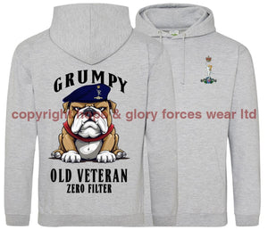 Grumpy Old Royal Signals Veteran Double Side Printed Hoodie