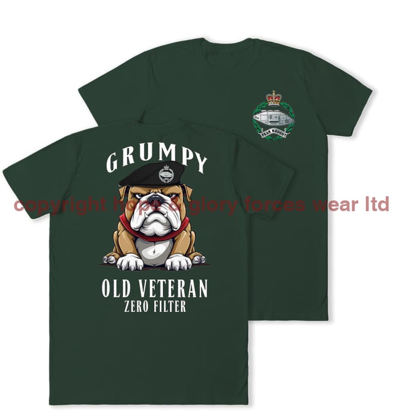 Grumpy Old RTR Tankie Veteran Double Print T-Shirt