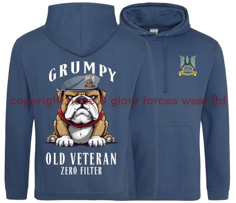 Grumpy Old Scots Dragoon Guards Veteran Double Side Printed Hoodie