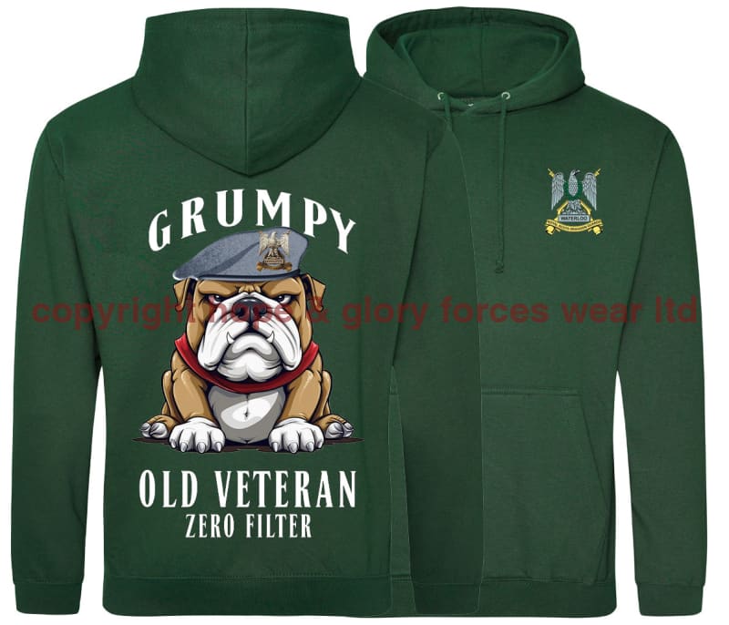 Grumpy Old Scots Dragoon Guards Veteran Double Side Printed Hoodie