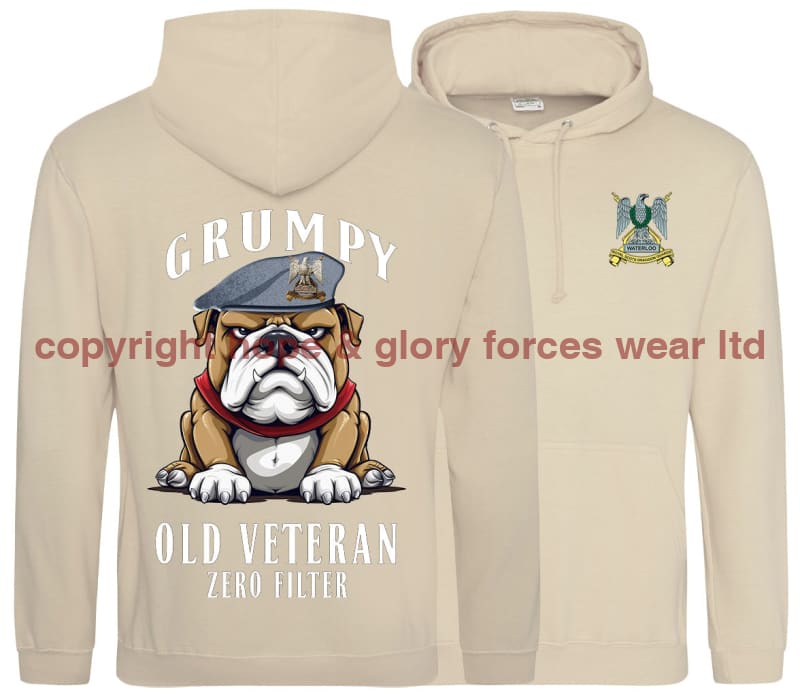 Grumpy Old Scots Dragoon Guards Veteran Double Side Printed Hoodie