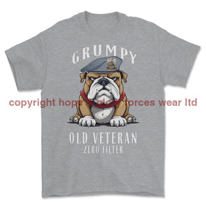 Grumpy Old Scots Dragoon Guards Veteran Printed T-Shirt