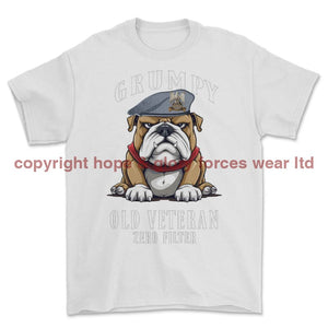 Grumpy Old Scots Dragoon Guards Veteran Printed T-Shirt