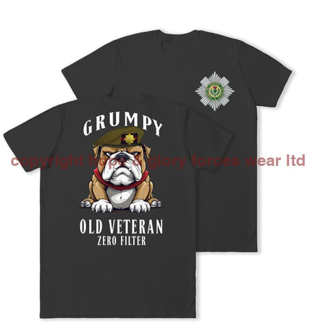 Grumpy Old Scots Guards Veteran Double Print T-Shirt