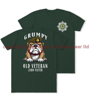 Grumpy Old Scots Guards Veteran Double Print T-Shirt