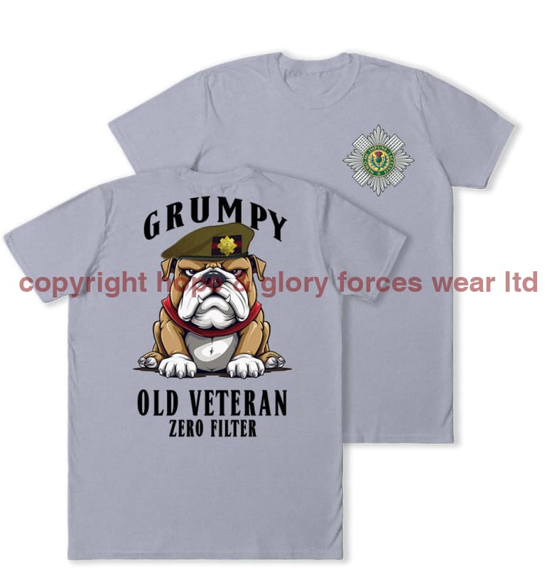 Grumpy Old Scots Guards Veteran Double Print T-Shirt