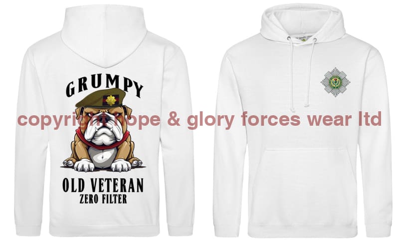 Grumpy Old Scots Guards Veteran Double Side Printed Hoodie