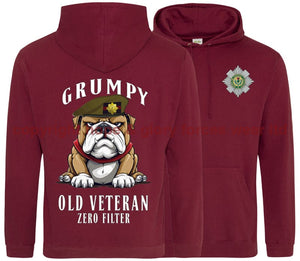 Grumpy Old Scots Guards Veteran Double Side Printed Hoodie