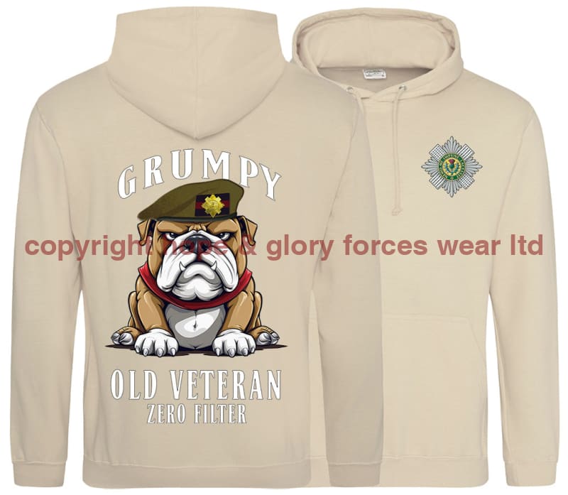 Grumpy Old Scots Guards Veteran Double Side Printed Hoodie