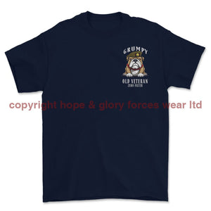 Grumpy Old Scots Guards Veteran Left Chest Printed T-Shirt