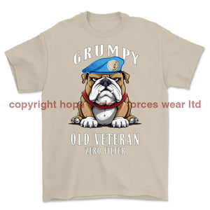 Grumpy Old UN Veteran Printed T-Shirt