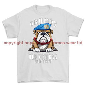 Grumpy Old UN Veteran Printed T-Shirt