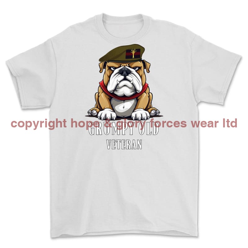 Grumpy Old Welsh Guards Veteran Printed T-Shirt