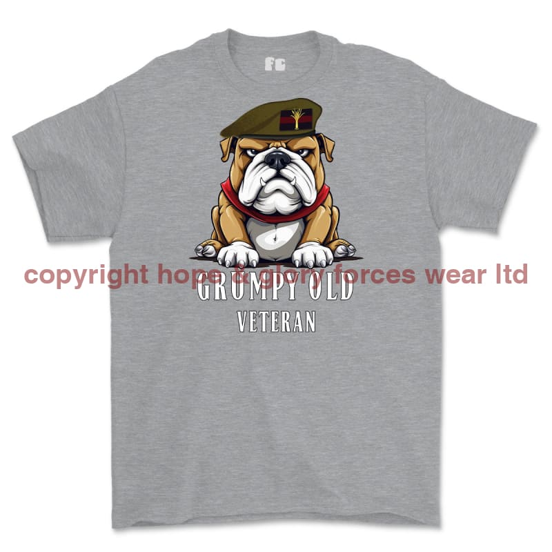 Grumpy Old Welsh Guards Veteran Printed T-Shirt