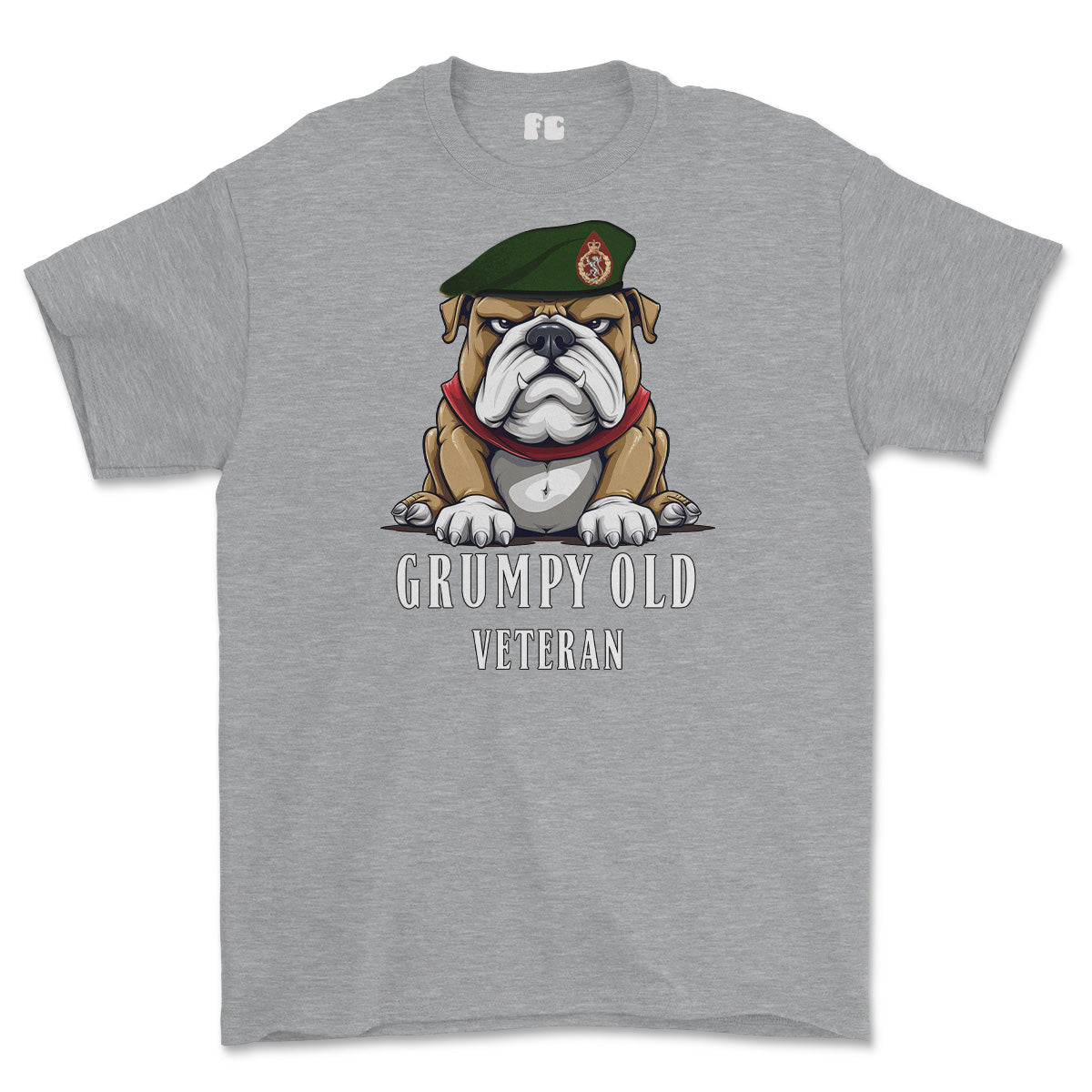 Grumpy Old WRAC Veteran Printed T-Shirt