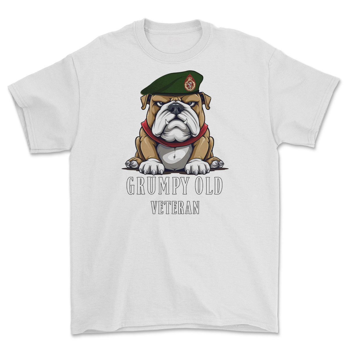 Grumpy Old WRAC Veteran Printed T-Shirt