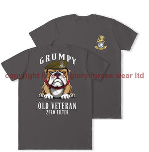 Grumpy Old Yorkshire Regiment Veteran Double Print T-Shirt