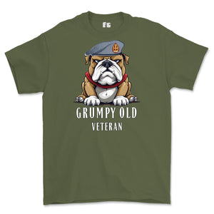 Grumpy Old QARANC Veteran Printed T-Shirt