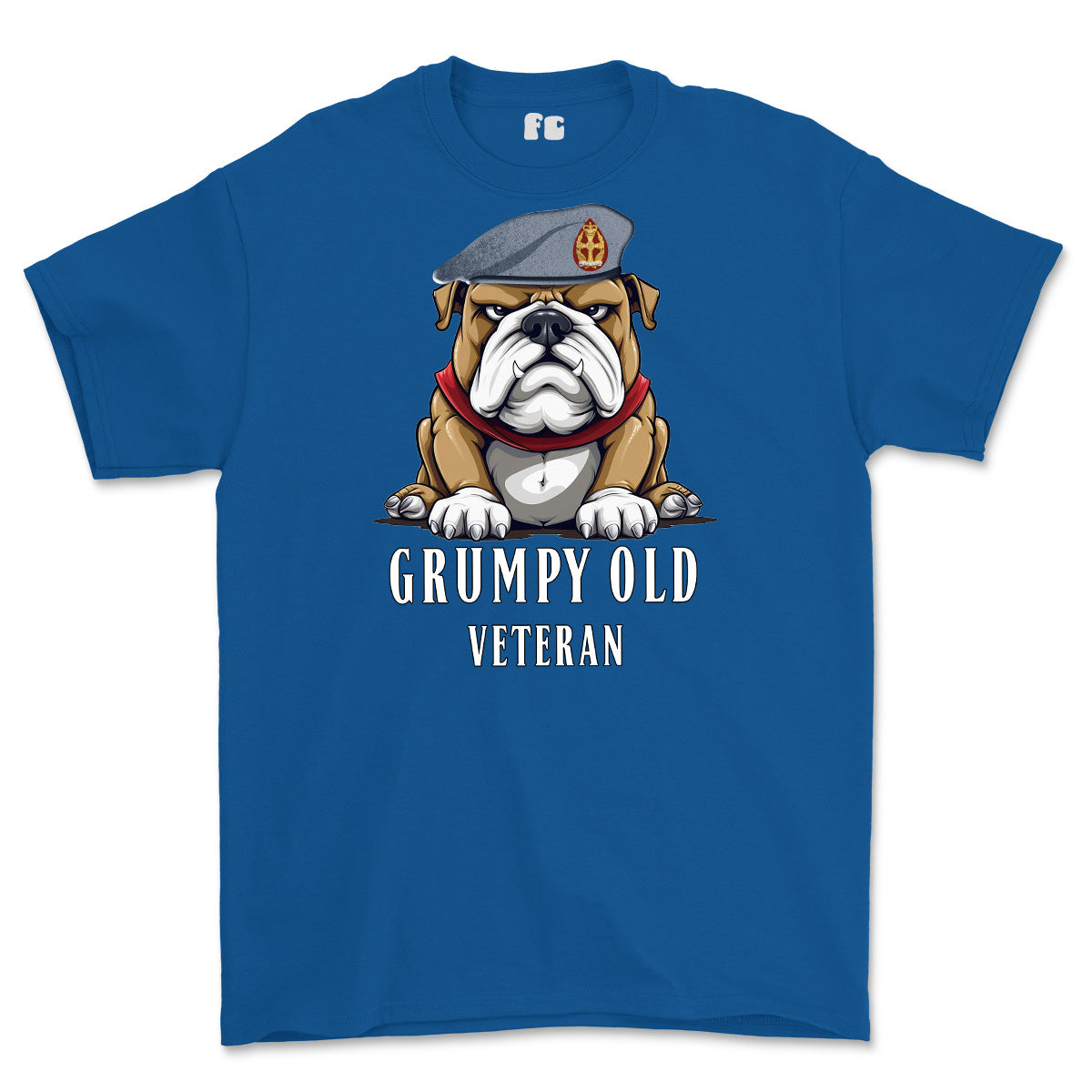 Grumpy Old QARANC Veteran Printed T-Shirt