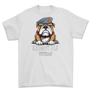 Grumpy Old QARANC Veteran Printed T-Shirt